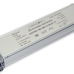Источник питания светодиодов СОТ60-150.350.11.М.67.11.К (52,5ВТ/100-150В/350МА)